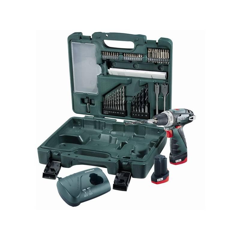 Aku vrtačka, akušroubovák Metabo PowerMaxx BS Bas.Set mob.díl. 2x2,0Ah*, aku, vrtačka, akušroubovák, metabo, powermaxx, bas, set, mob, díl, 2x2, 0ah